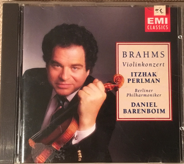 baixar álbum Brahms, Itzhak Perlman, Berliner Philharmoniker, Daniel Barenboim - Violin Concerto In D Op 77