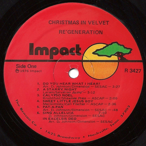 lataa albumi Re'Generation - Christmas in Velvet