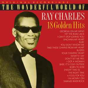 Ray Charles - The Wonderful World Of Ray Charles - 18 Golden Hits album cover