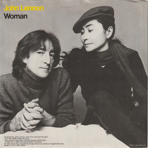 John Lennon – Woman (1981, Vinyl) - Discogs