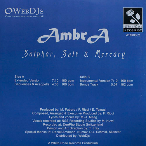 lataa albumi AmbrA - Sulphur Salt Mercury