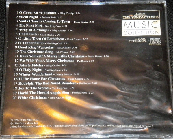 last ned album Various - The Sunday Times Music Collection Christmas Celebration No2 20 Christmas Favourites