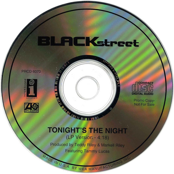 Blackstreet – Tonight's The Night (1995, CD) - Discogs