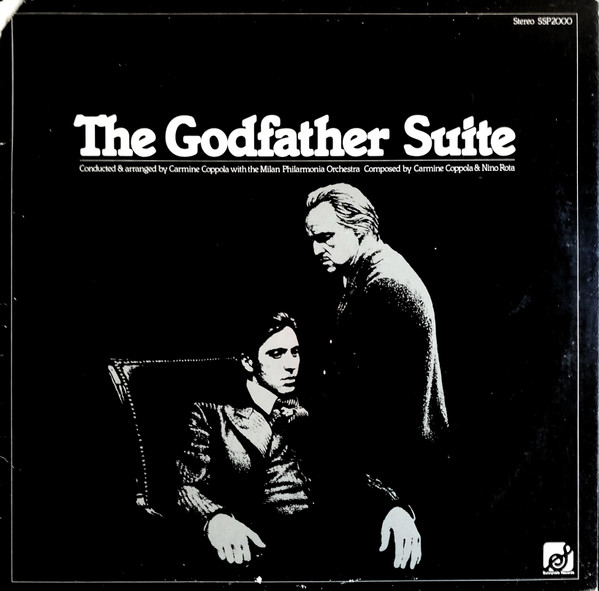 Обложка конверта виниловой пластинки Carmine Coppola, The Milan Philharmonia Orchestra - The Godfather Suite
