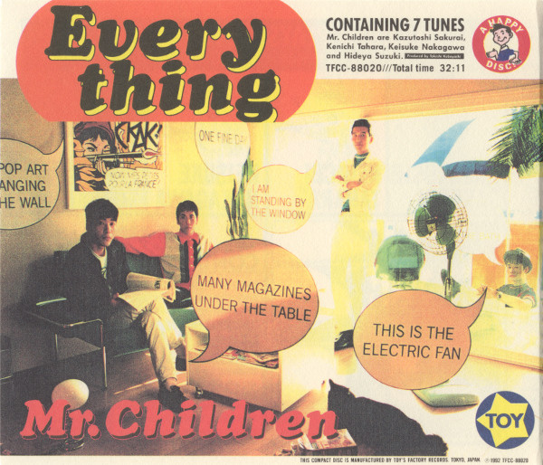 Mr.Children – Everything (1992, CD) - Discogs