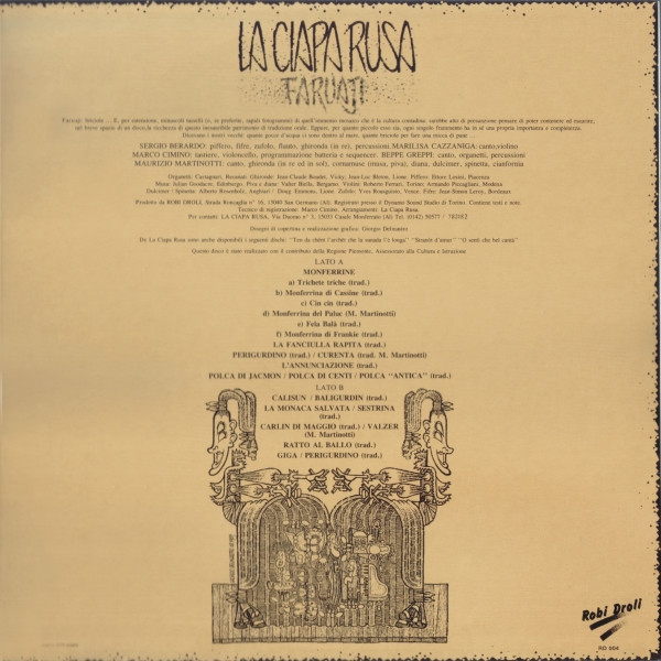 Album herunterladen La Ciapa Rusa - Faruaji