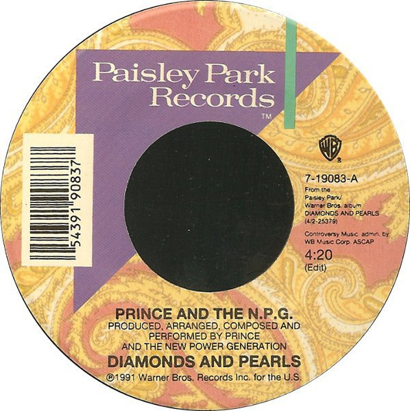Prince And The N.P.G. – Diamonds And Pearls (1991, Vinyl) - Discogs