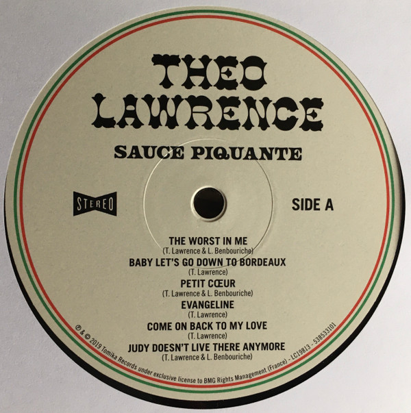 descargar álbum Theo Lawrence - Sauce Piquante