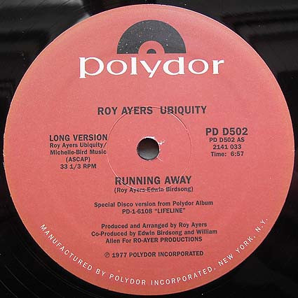 télécharger l'album Roy Ayers Ubiquity - Running Away Love Will Bring Us Back Together