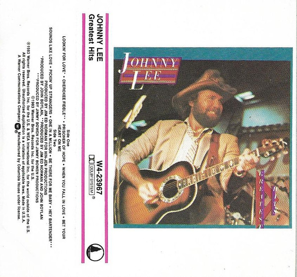 Johnny Lee – Greatest Hits (1983, Dolby System, Cassette) - Discogs