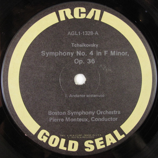 lataa albumi Tchaikovsky Boston Symphony Orchestra Pierre Monteux - Symphony No 4 in F Minor Op 36