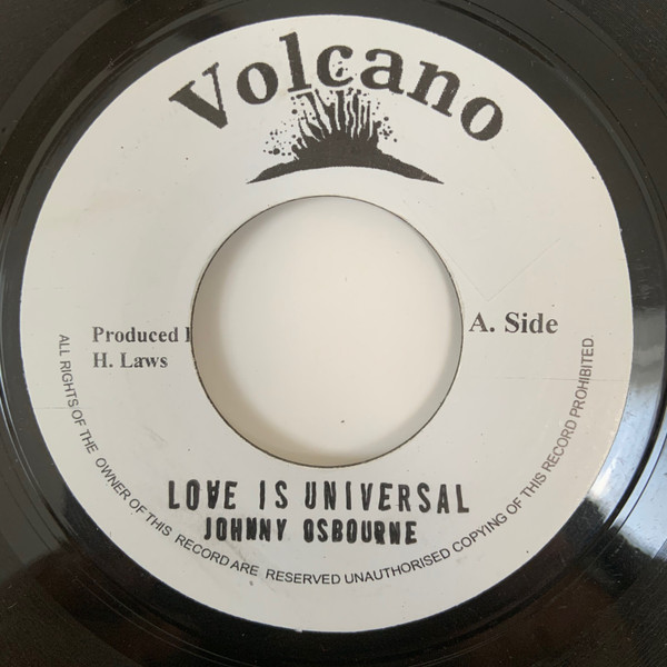 Johnny Osbourne – Love Is Universal (Vinyl) - Discogs