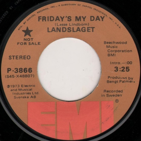 last ned album Landslaget - Fridays My Day