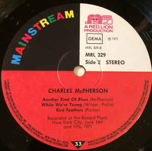 ladda ner album Charles McPherson - Charles McPherson