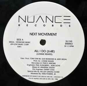The Next Movement - All I Do album cover