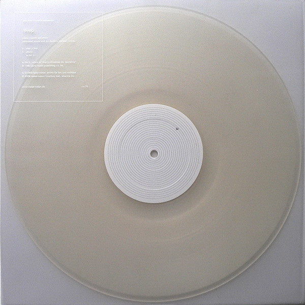 Alva Noto + Ryuichi Sakamoto - revep | Releases | Discogs