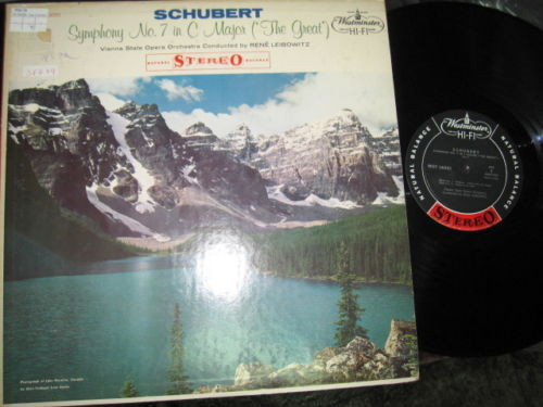 lataa albumi Schubert, Vienna State Opera Orchestra, René Leibowitz - Symphony No 7 In C Major The Great