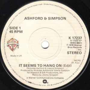 Ashford & Simpson – It Seems To Hang On (1978, Vinyl) - Discogs