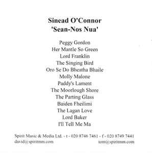 Sinéad O'Connor – Sean-Nós Nua (2002, CD) - Discogs