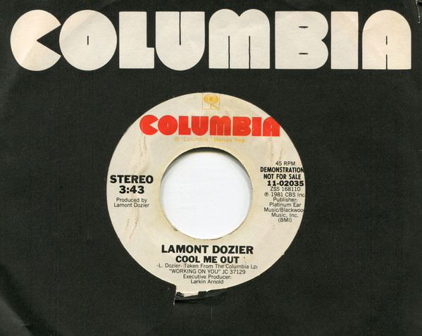 Lamont Dozier – Cool Me Out (1981, Vinyl) - Discogs