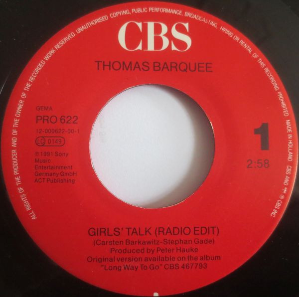 Album herunterladen Thomas Barquée - Girls Talk