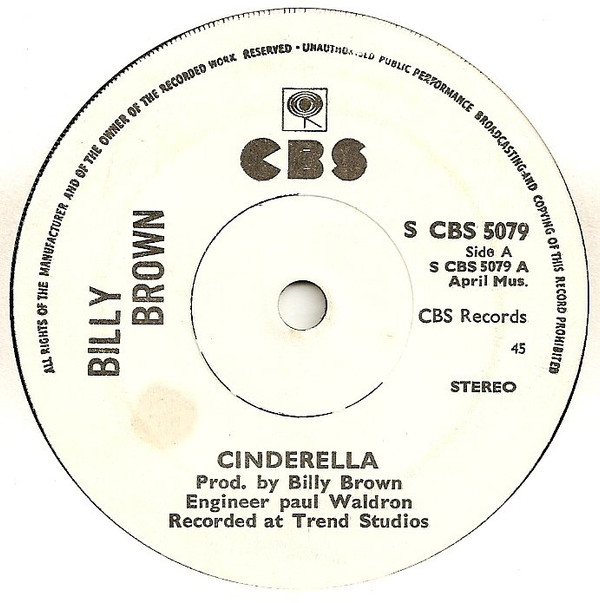 ladda ner album Billy Brown - Cinderella