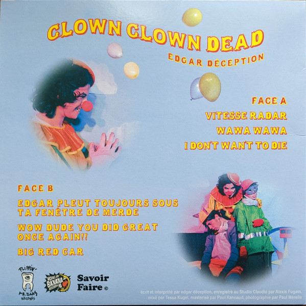 Edgar Déception - Clown Clown Dead | Howlin' Banana Records (none) - 2