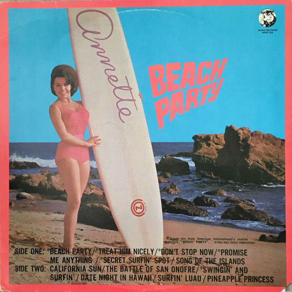 Annette – Beach Party (1984, Vinyl) - Discogs