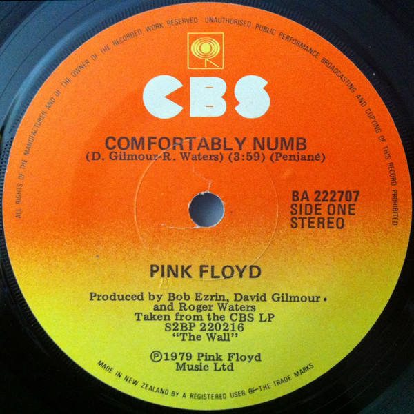 Pink Floyd – Run Like Hell / Comfortably Numb (1989, CD) - Discogs