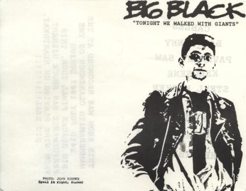 ladda ner album Big Black - Tonight We Walked With Giants