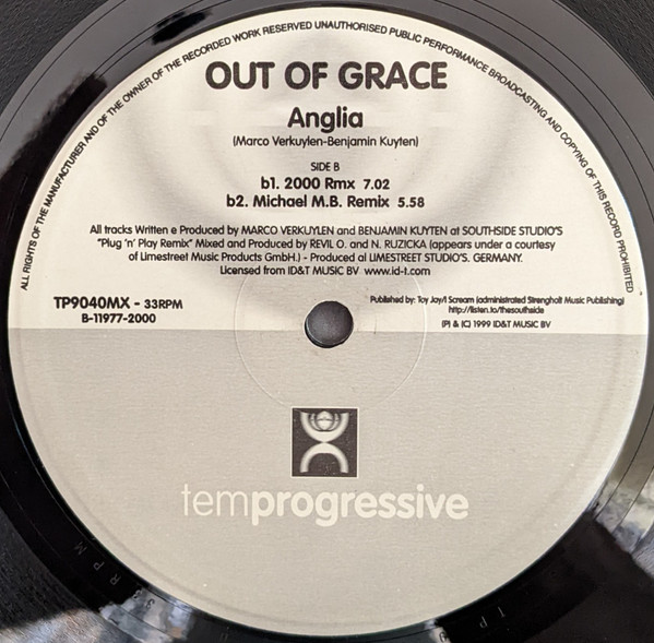 lataa albumi Out Of Grace - Anglia The Remixes