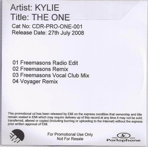 lataa albumi Kylie - The One