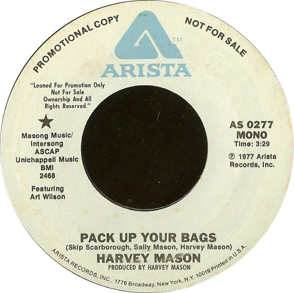 descargar álbum Harvey Mason - Pack Up Your Bags