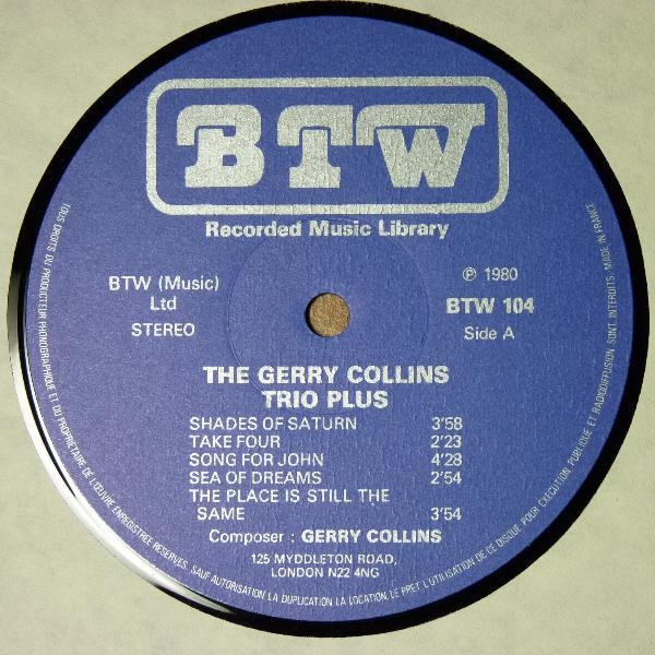 ladda ner album The Gerry Collins Trio Plus - The Gerry Collins Trio Plus