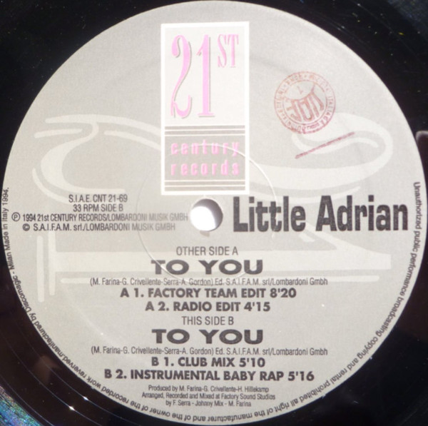 descargar álbum Little Adrian - To You