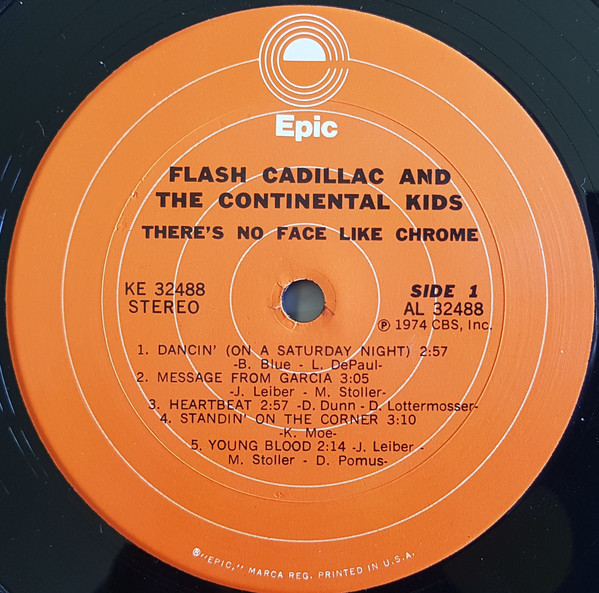 Flash Cadillac And The Continental Kids - There's No Face Like Chrome | Epic (KE 32488) - 3