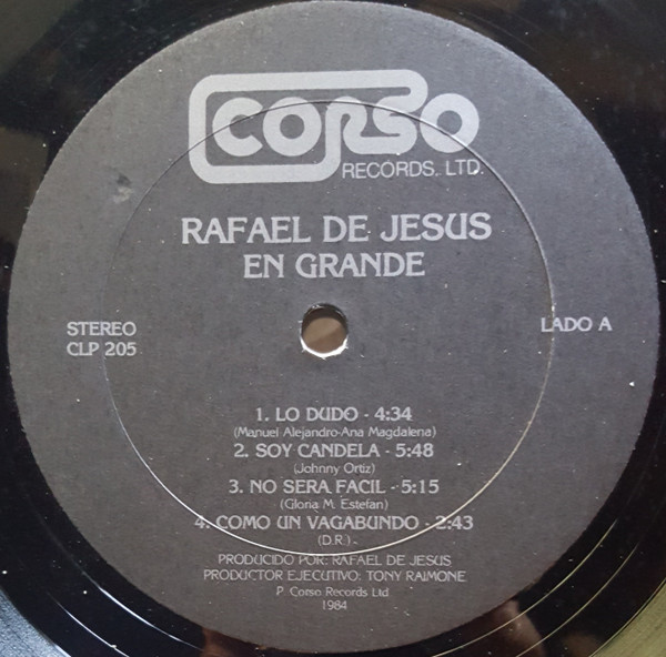 CD/RAFAEL DE JESUS EN GRANDE/【J19】 /-