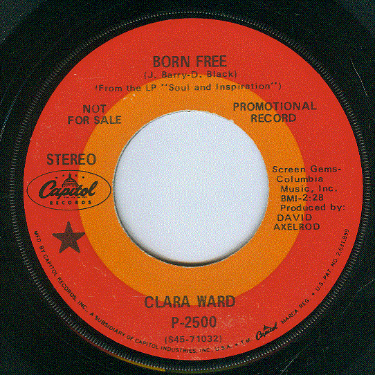 descargar álbum Clara Ward - Born Free Somewhere