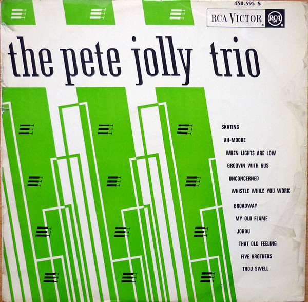 The Pete Jolly Trio – The Pete Jolly Trio (1963, Vinyl) - Discogs