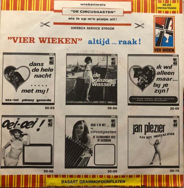 Album herunterladen De Circusgasten - Wiekenwals