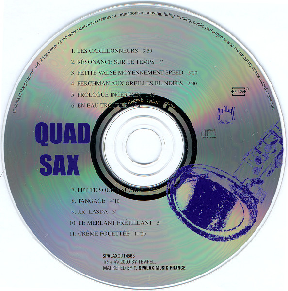 last ned album Quad Sax - Quad Sax