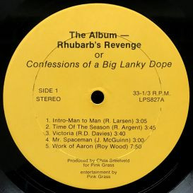 last ned album Rhubarb's Revenge - The Album Or Confessions Of A Big Lanky Dope