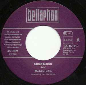 Robin Luke - Susie Darlin' / Corina, Corina album cover