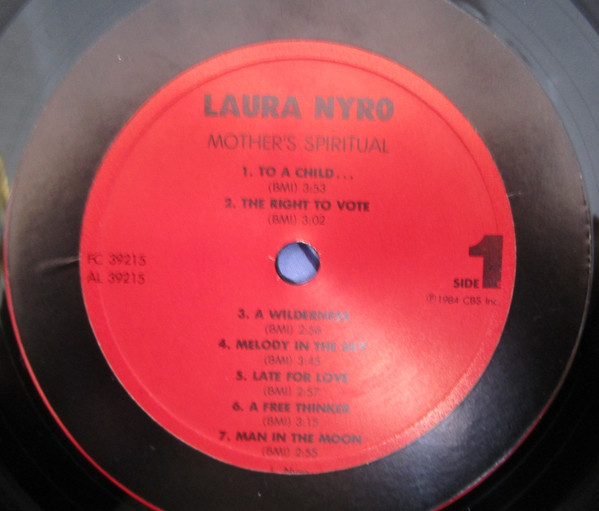 Laura Nyro – Mother's Spiritual (1984, Gatefold, Vinyl) - Discogs