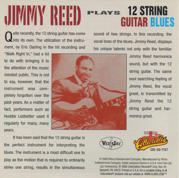 Album herunterladen Jimmy Reed - Plays 12 String Guitar Blues