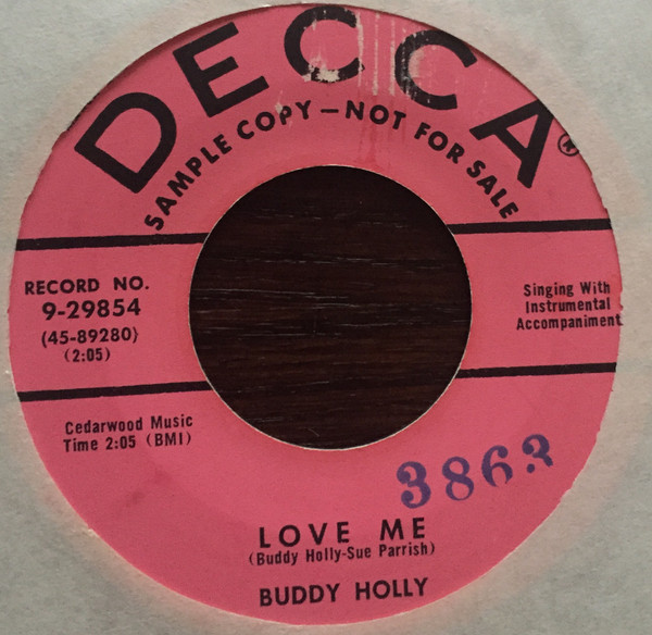 Buddy Holly Love Me Blue Days Black Nights 1956 Vinyl Discogs