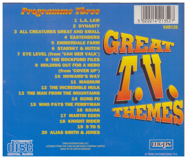 ladda ner album Unknown Artist - Great TV Themes Programme 3