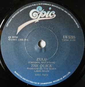 The Quick – Zulu (1981, Vinyl) - Discogs