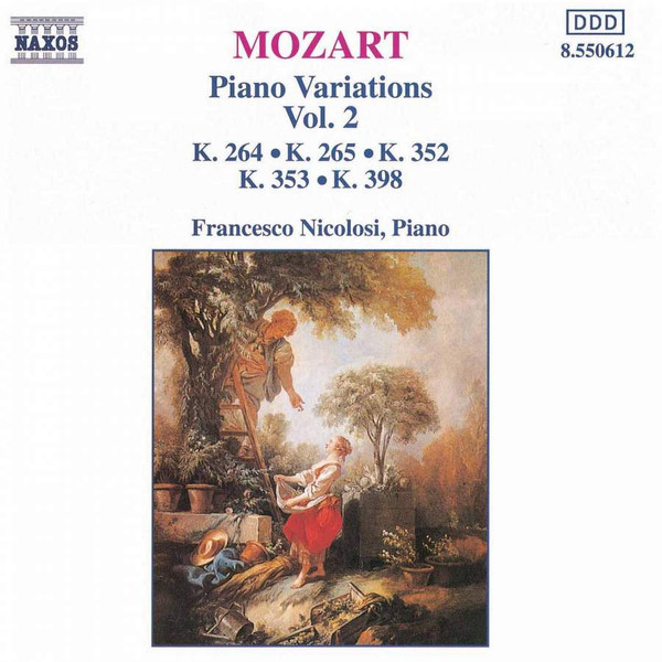 lataa albumi Wolfgang Amadeus Mozart, Francesco Nicolosi - Piano Variations Vol 2