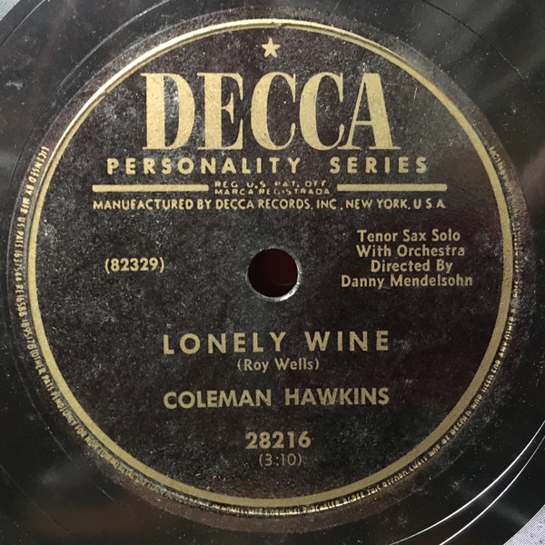 télécharger l'album Coleman Hawkins - Lonely Wine Carioca